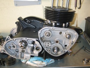 T140 engine being built
