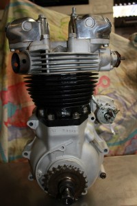 restored 1960 Triumph thunderbird engine 