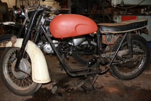 old 1960 Triumph thunderbird