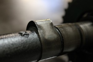 Honda CB400 cam shaft lobes