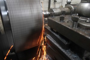 Machining hardened steel with boron nitride 