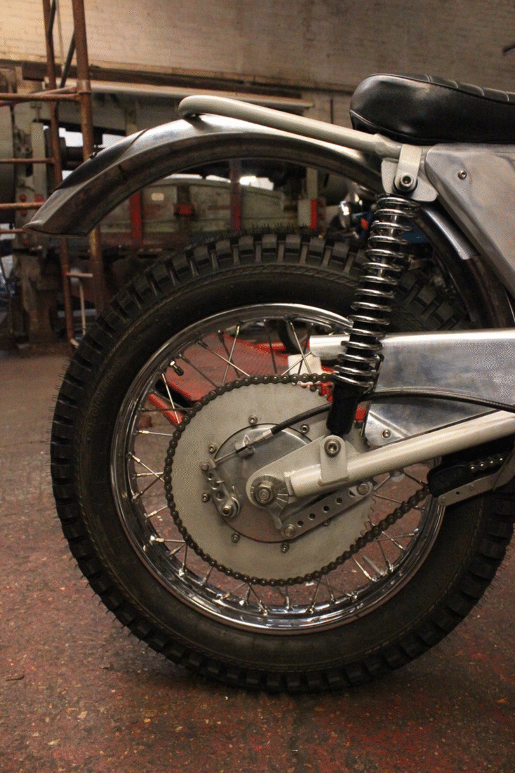 Wassel 125cc complete restoration finished bike gif 