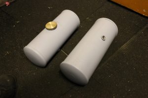 Wall Auto-wheel petrol tanks in mild steel